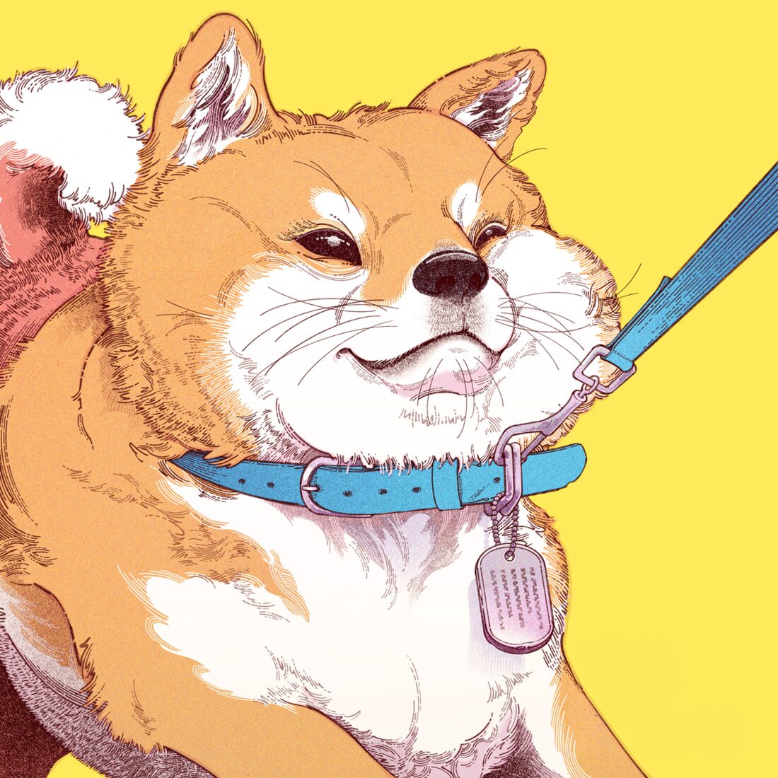 ② squish close-up — cheeks fully compressed